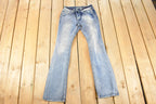 Vintage Deadstock Y2K Grace In LA Bedazzled Low Rise Jeans Women's Size 27 x 32