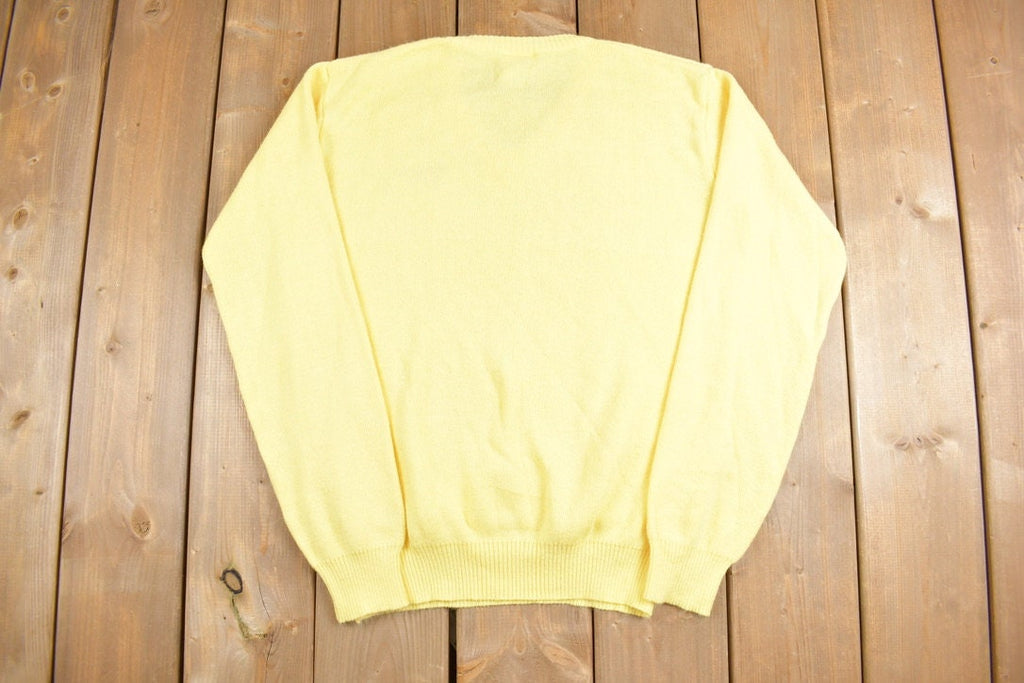 Vintage 1980s Duluth East Embroidered Knitted Champion Sweatshirt