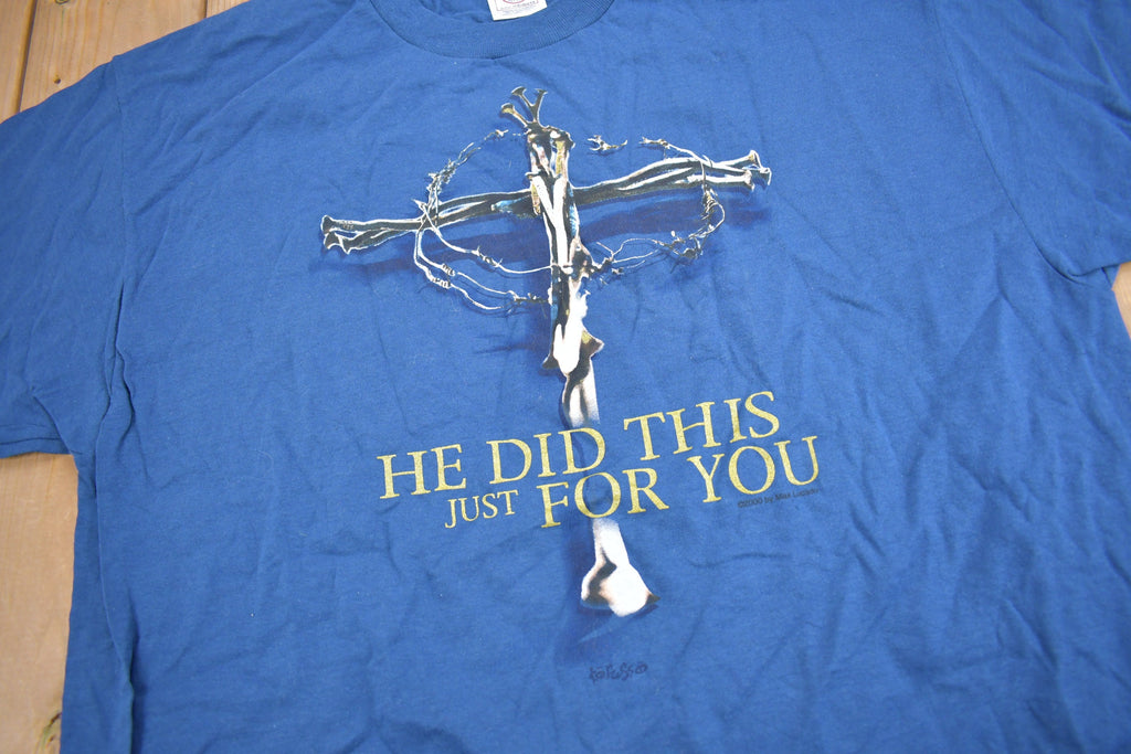 Vintage 2000 Jesus Christ Graphic T Shirt