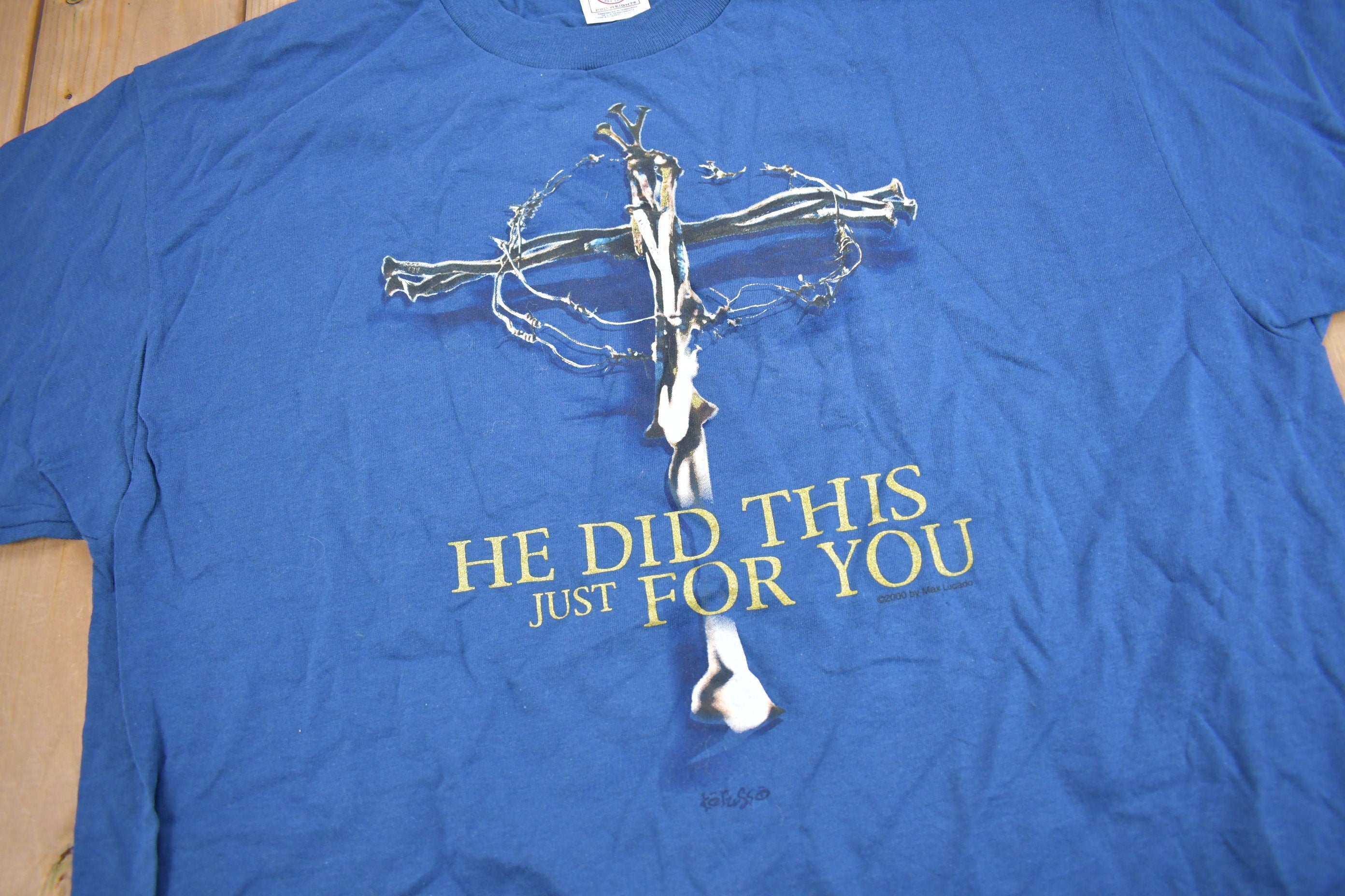 Vintage 2000 Jesus Christ Graphic T Shirt