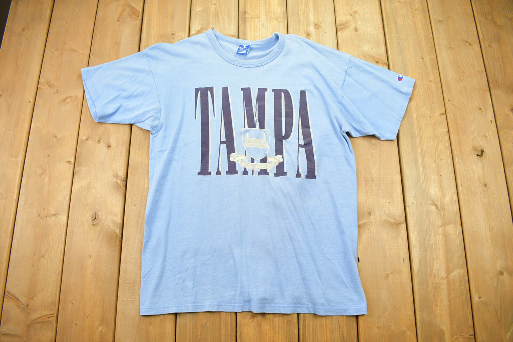 Vintage 1990s University Of Tampa Champion T Shirt