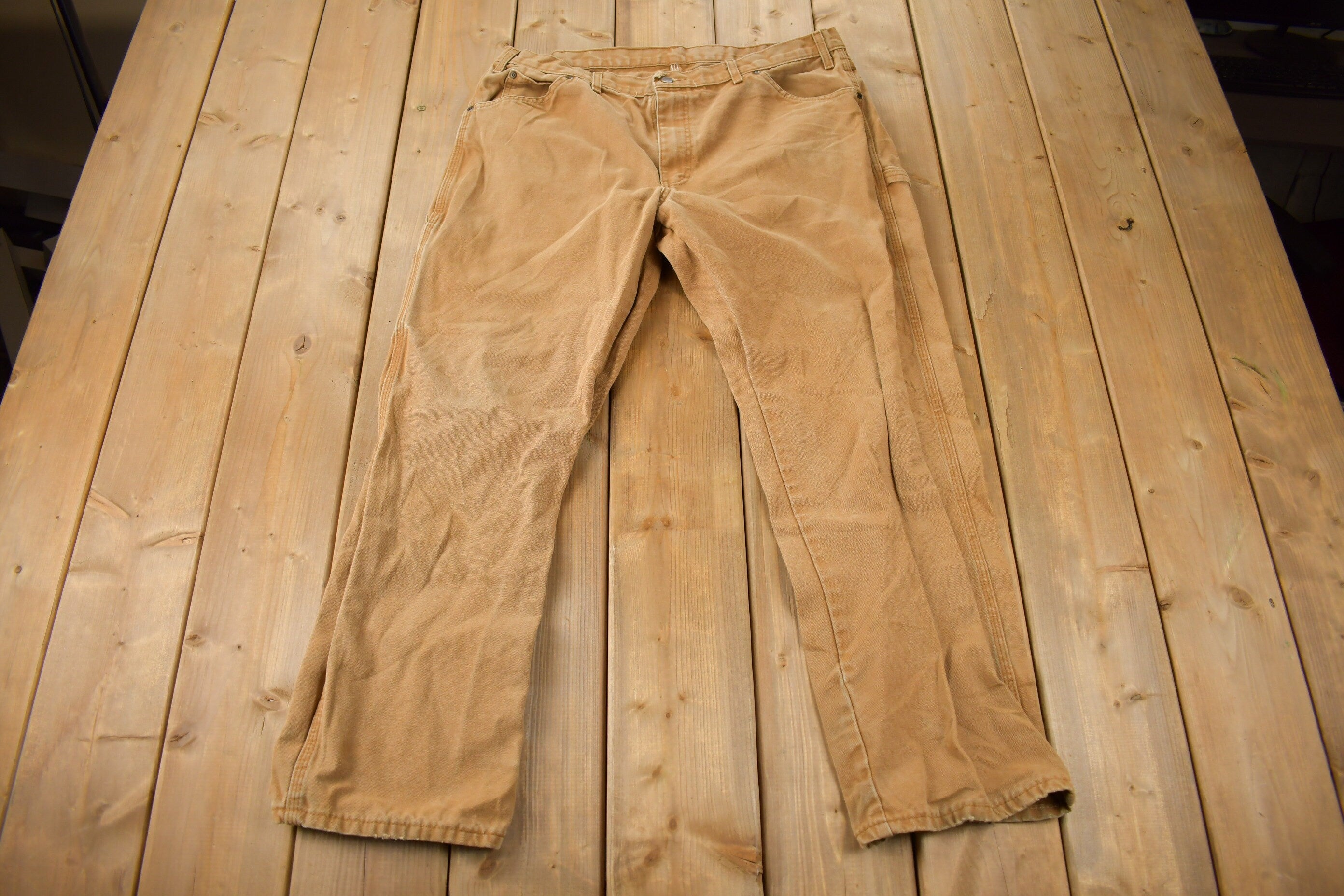 Vintage 1990s Dickie's Canvas Carpenter Pants Size 38 x 30