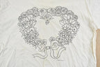 Vintage 1993 Floral Heart Graphic T-Shirt