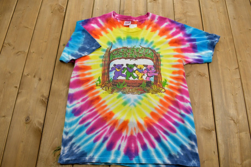Vintage 1990 Grateful Dead Dancing Bears 25th Anniversary Tour T-Shirt Vintage Band Tee Deadhead
