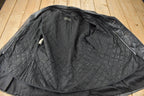 Vintage 1980s Cosa Nova Women's Full Length Leather Trench Coat made In Canada