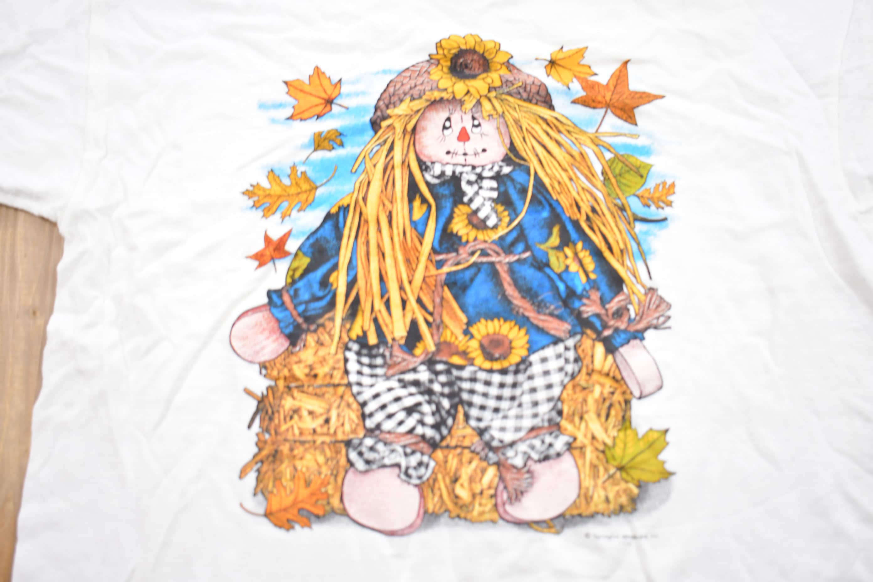 Vintage 1990s Scarecrow Graphic T-Shirt