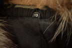 Vintage 1980s Grey Fox Mid Length Fur Coat Saga Fox Royal Made In USA