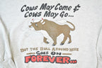 Vintage 1990s BS Forever Bull Cute Crewneck Sweater