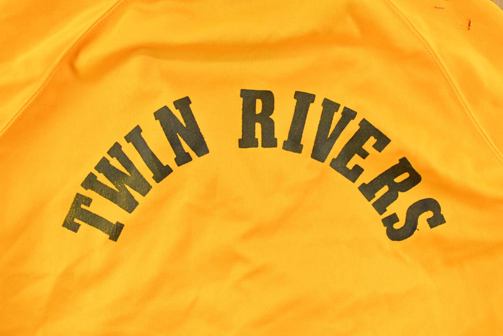 Vintage 1980s Tonix Twin Rivers Baseball Track Jacket Sweatshirt Men's Large