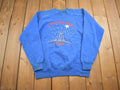 Vintage 1989 I Touch The Future I Teach Crewneck Sweatshirt Made In USA