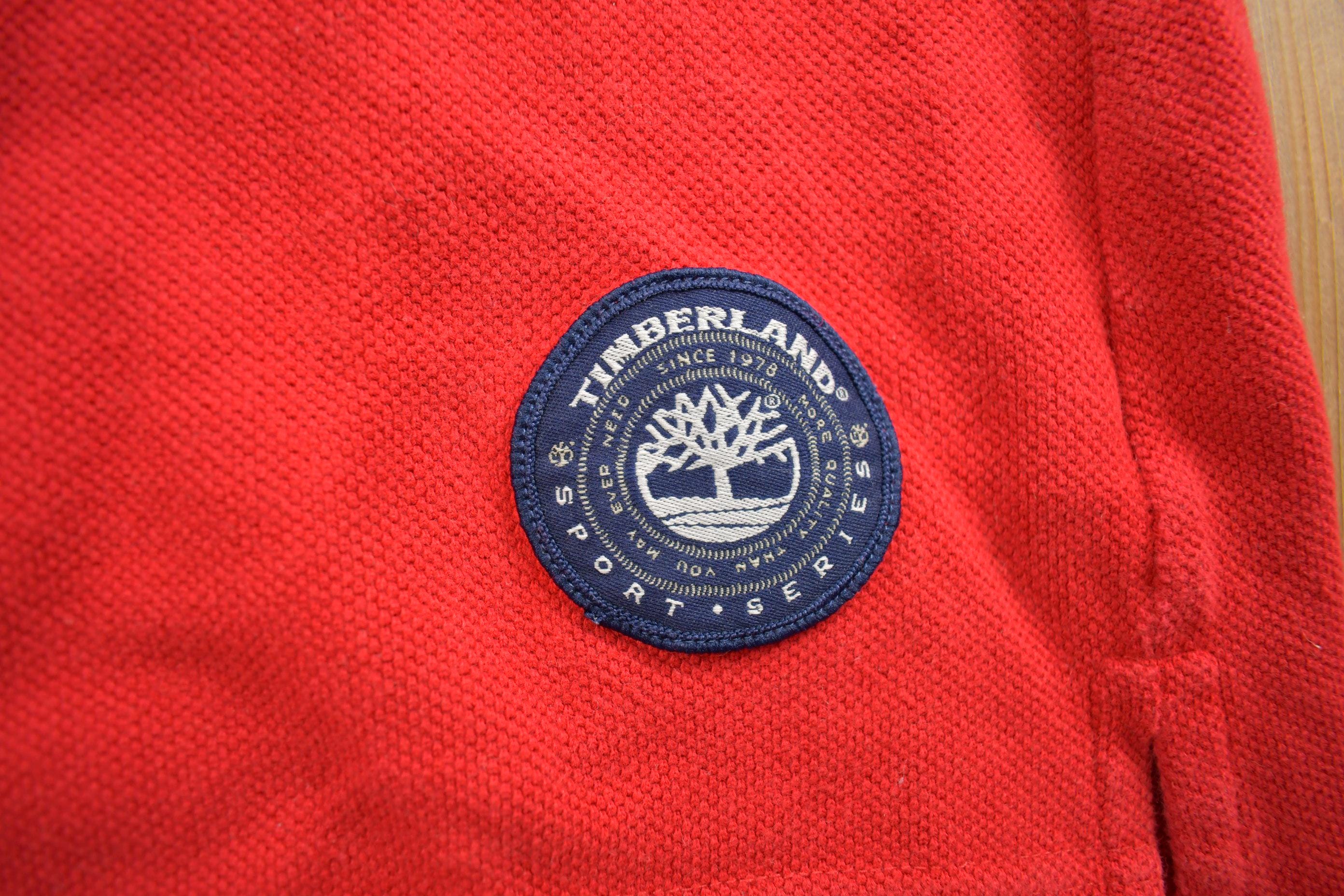 Vintage Y2K Timberland Sport Series Embroidered Blank Button Up Shirt
