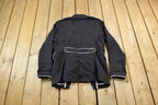 Vintage 2000s Tripp NYC Gothic Admiral Style Zipper Jacket