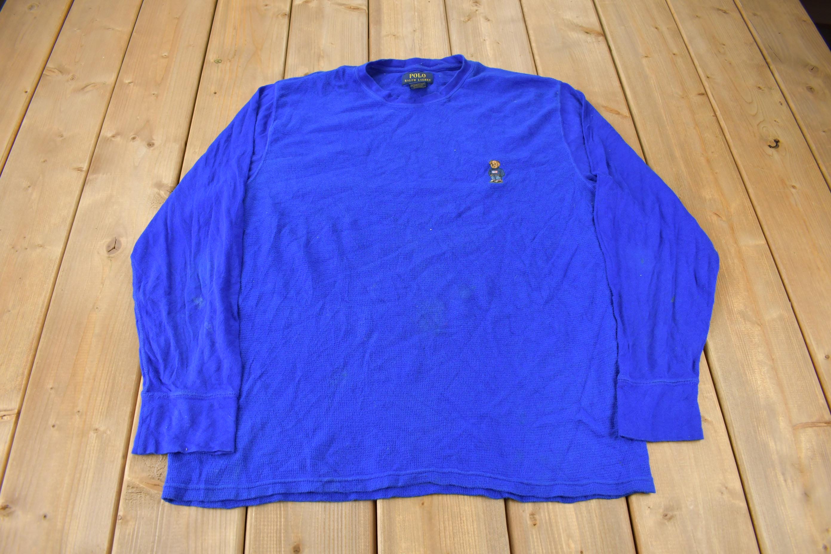 Vintage Y2K Polo Bear By Ralph Lauren Long Sleeve Thermal Shirt