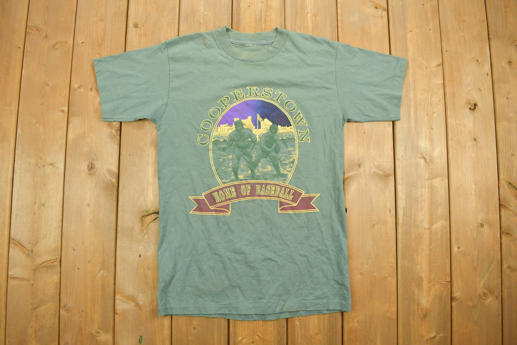 Vintage 1990s Cooperstown Baseball Souvenir T Shirt
