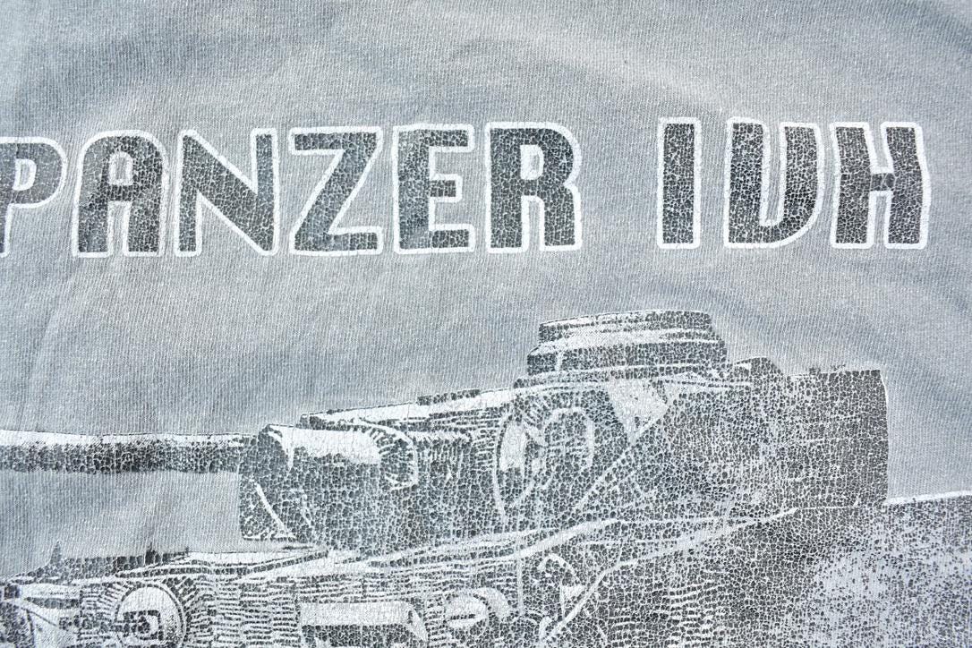 Vintage 1990s Panzer IVH Tank War Graphic T-Shirt