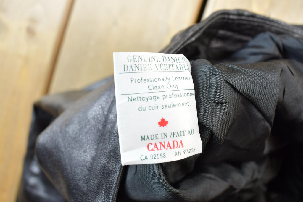 Vintage 1980's Danier Leather Pants Size 26 x 28
