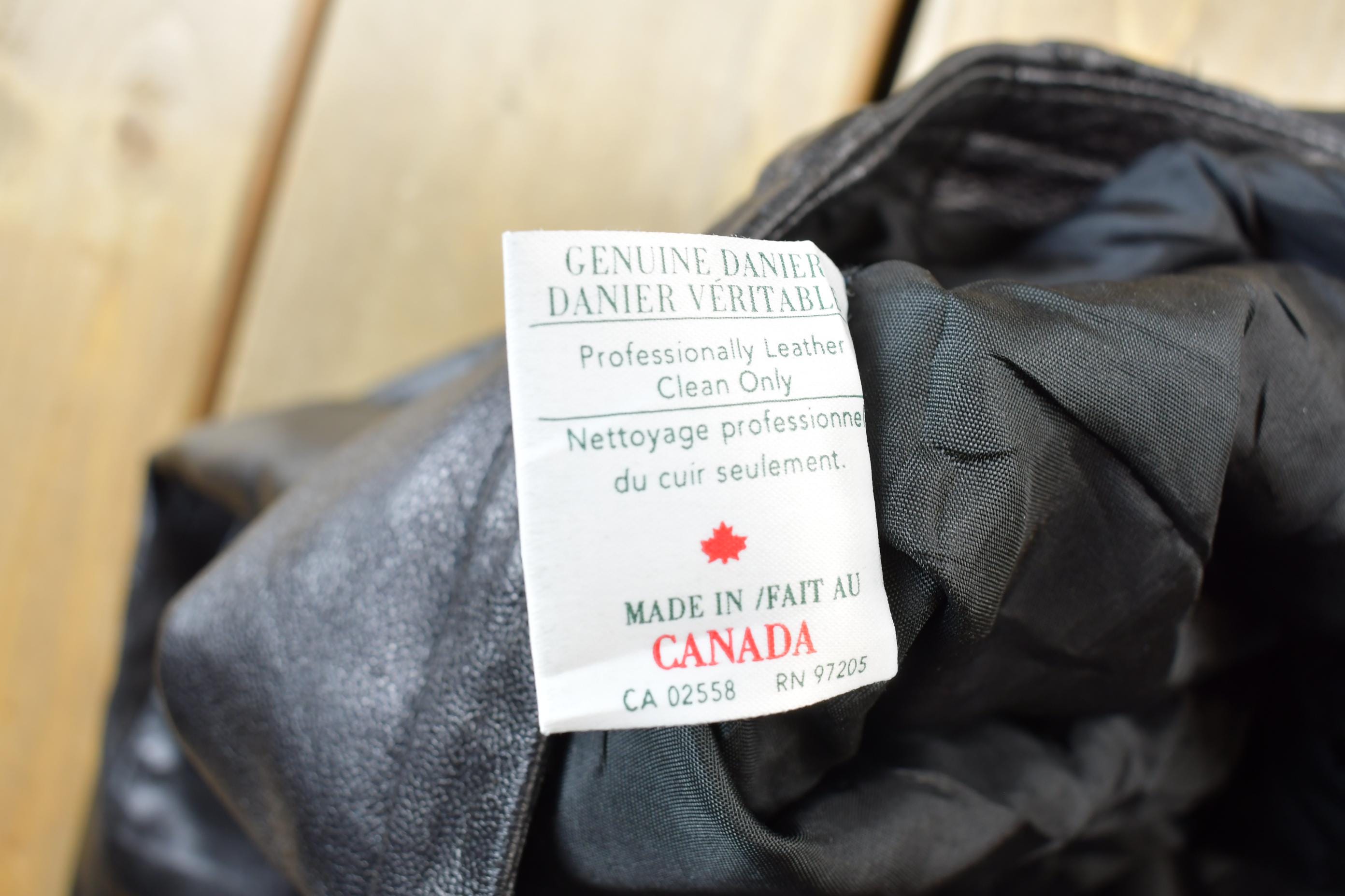 Vintage 1980's Danier Leather Pants Size 26 x 28