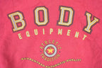 Vintage 1990s Body Equipment Graphic Print Crew Neck Sweatshirt Men's L