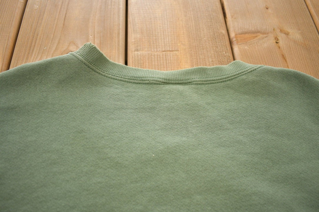 Vintage 1990s Forrest Green Nike Crewneck Sweatshirt
