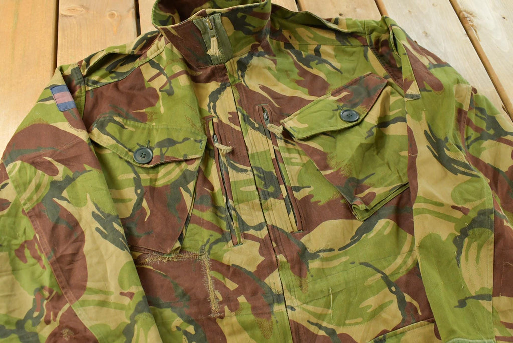 Vintage 1990s Military Smock Jacket Men's L / Button Up Jacket / Army Green / Vintage Army / Streetwear Fashion / Army Jacket