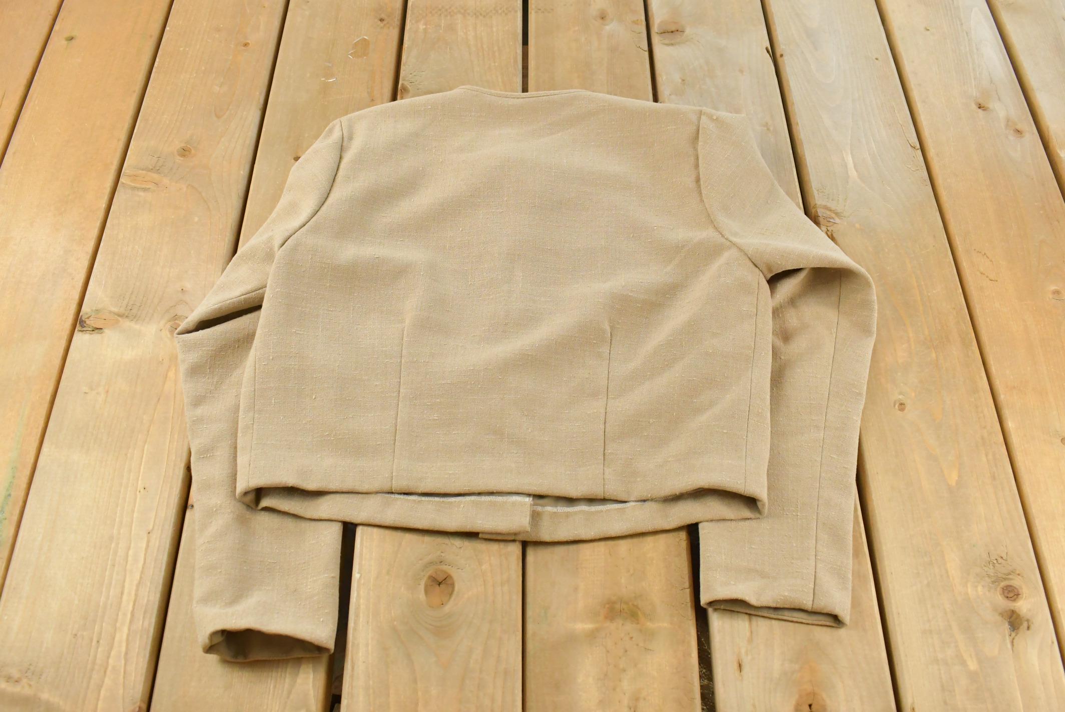 Vintage 1990s Blazer Cropped Jacket Women's M /