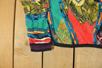 Vintage 1990s Coogi Quarter Zip 3D Knit Abstract Crewneck Sweater Women's S