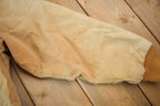 Vintage 1980s Distressed Carhartt Beige Active Jac Jacket Size X Large Made In USA