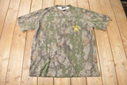 Vintage Y2K Blooming Valley Outfitters Tree Camo Graphic T Shirt Size XXL