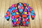 Vintage 1990s Art Deco Button Up Cardigan
