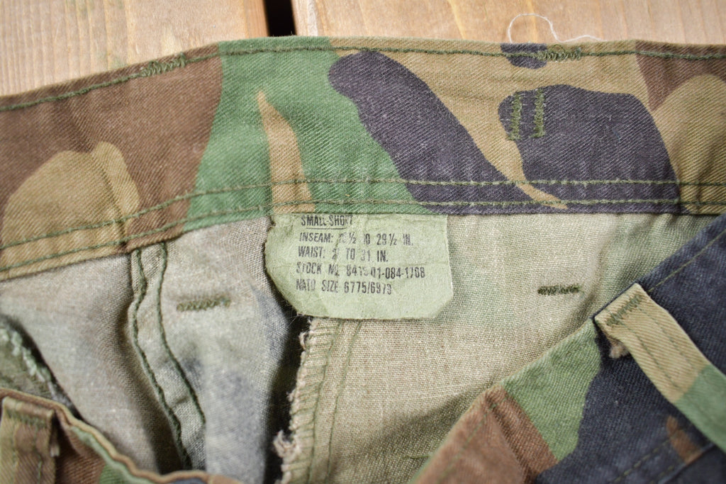 Vintage 1990s Army Camouflage Cargo Pants Size 29 x 28
