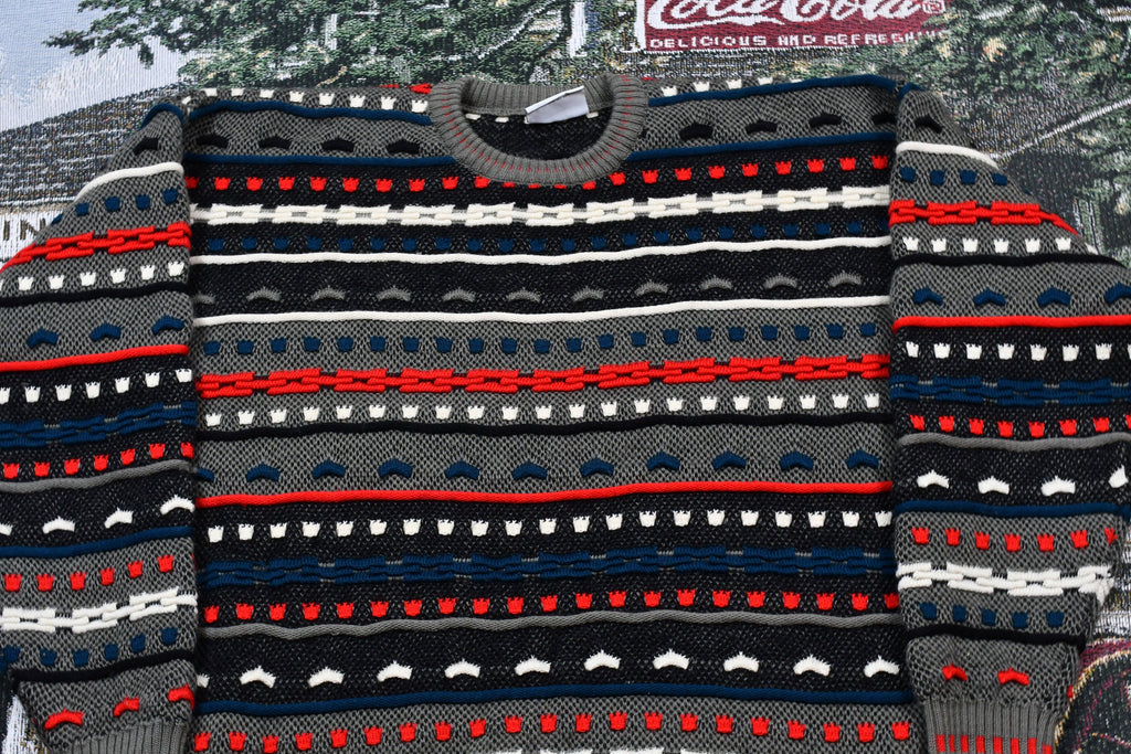 Vintage 1990s Kalaroo Australia 3D Cable Knit Sweater