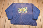 Vintage 1990s Sunflower Chic Graphic Crewneck