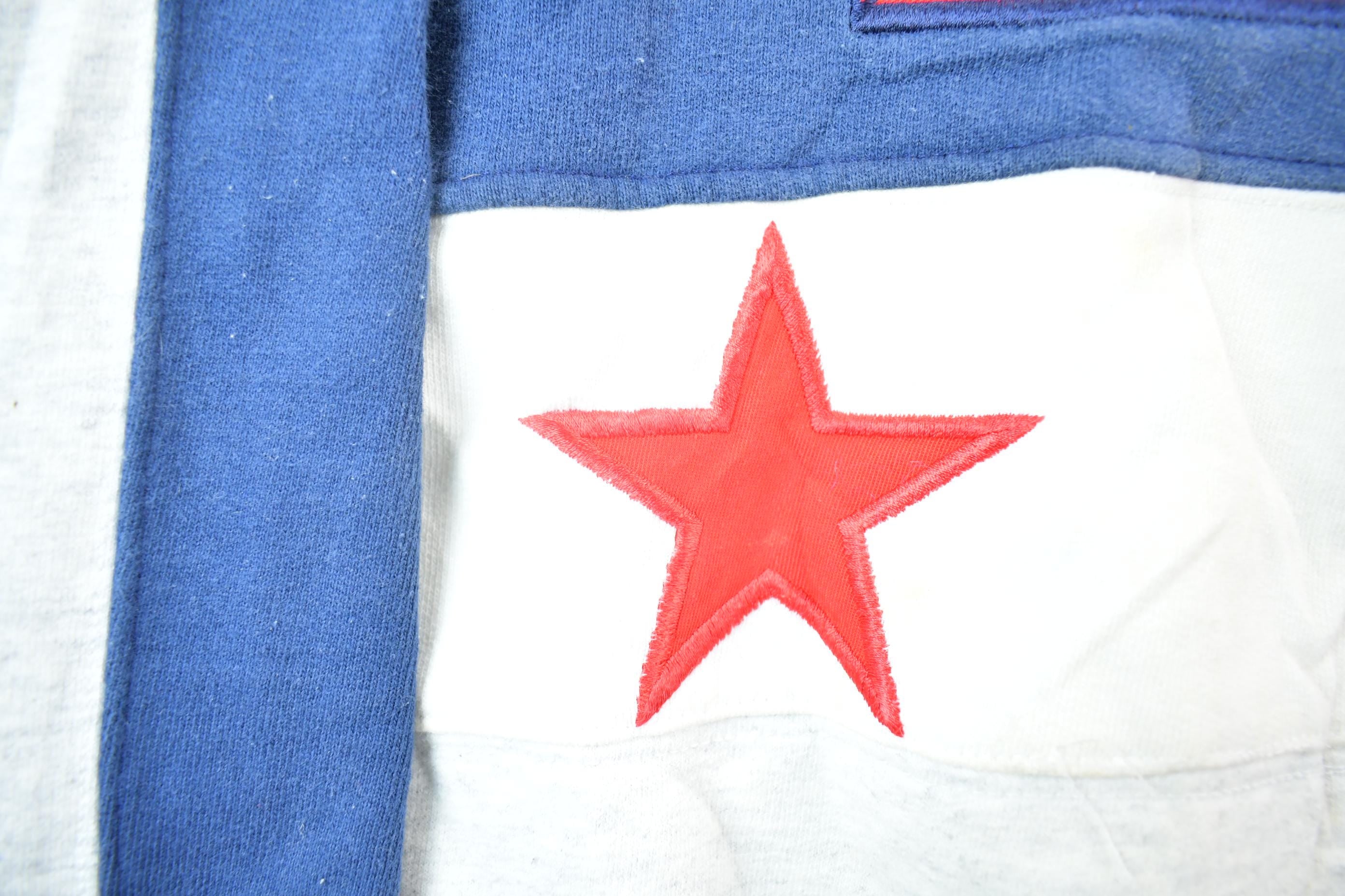 Vintage 1990s Mondetta USA 14 Sport Crewneck Sweatshirt / 90s Crewneck / Made In USA / Streetwear / Embroidered