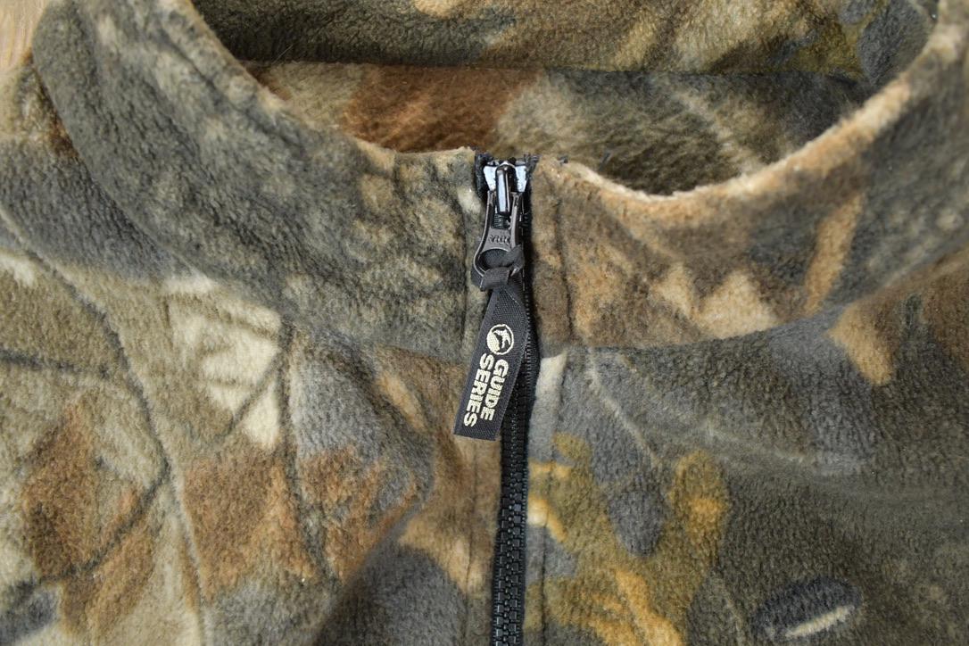 Vintage 1990s Guide Series Camo Fleece Sweater Vest