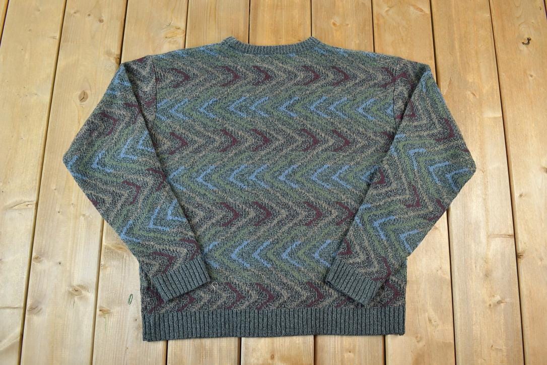 Vintage 1990s Profilo Classics Knit Crewneck Sweater