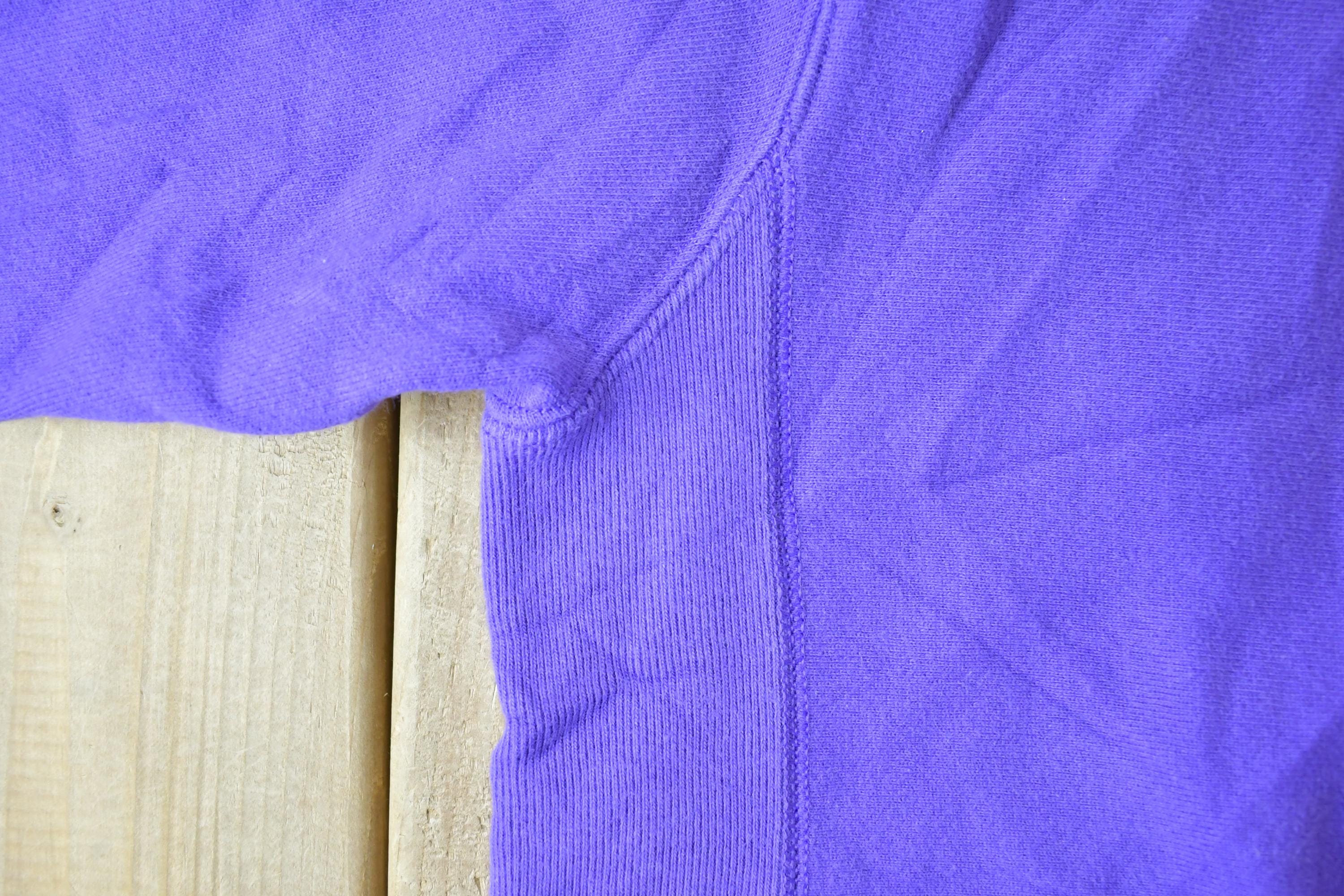 Vintage 1990s Purple Champion Reverse Weave Sweatshirt