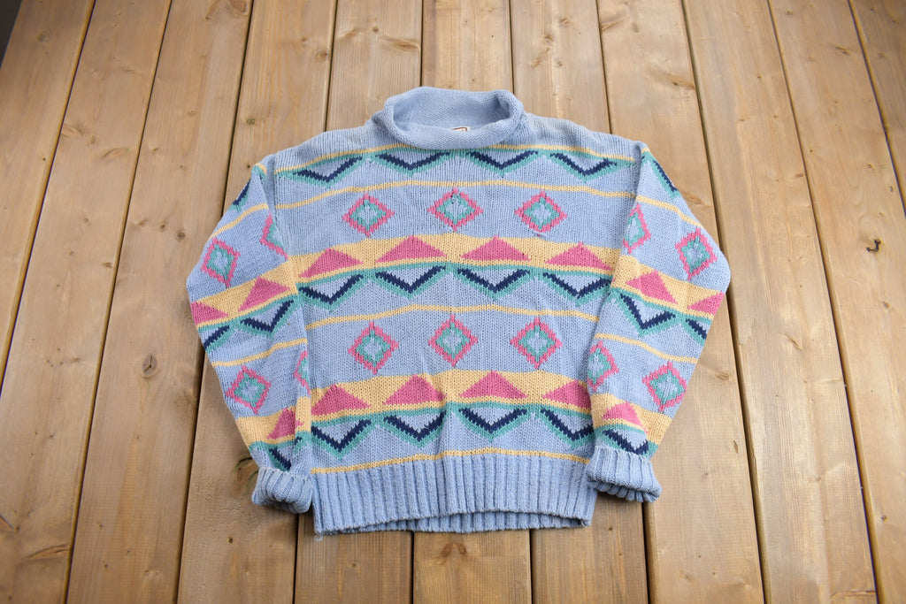 Vintage 1990s Merona Sport Knit Turtleneck Sweater
