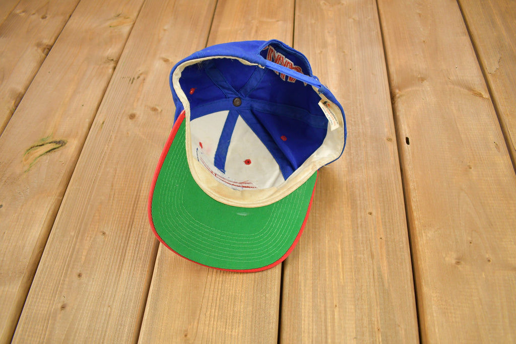Vintage 1990s Buffalo Bills NFL Sports Specialties Double Line Script Snap Back Hat