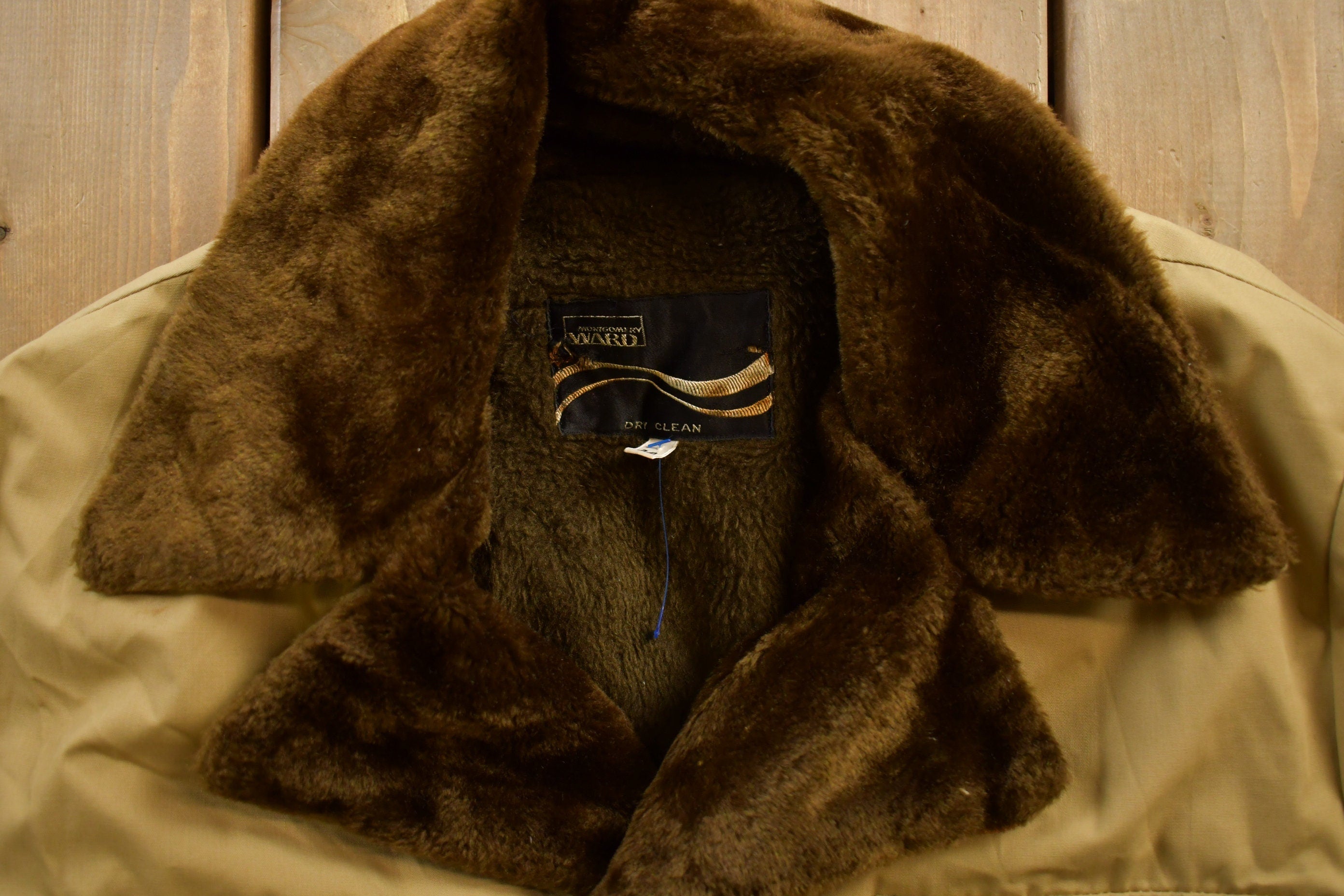 Vintage 1980s Montgomery Ward Fur Coat