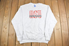 Vintage 1990s Ohio State University Collegiate Champion Crewneck / OSU / Embroidered / NCAA Sweatshirt / Sportswear / Americana
