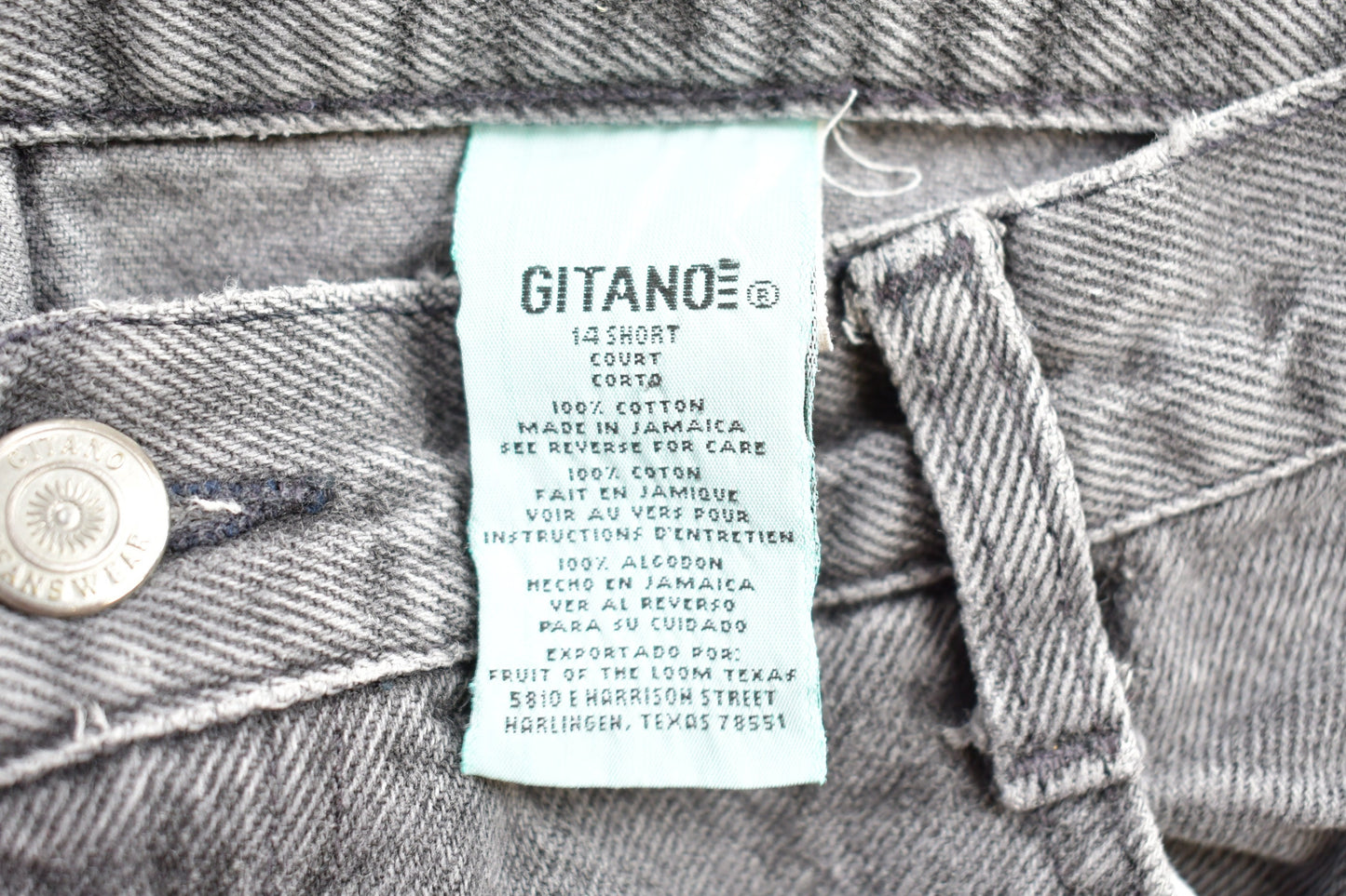 Vintage 1980s Gitano Grey Tapered Jeans Size 31 x 26.5 / Streetwear Fashion / High Waist Bottoms / Denim / Retro Style / 80s Fashion / Women