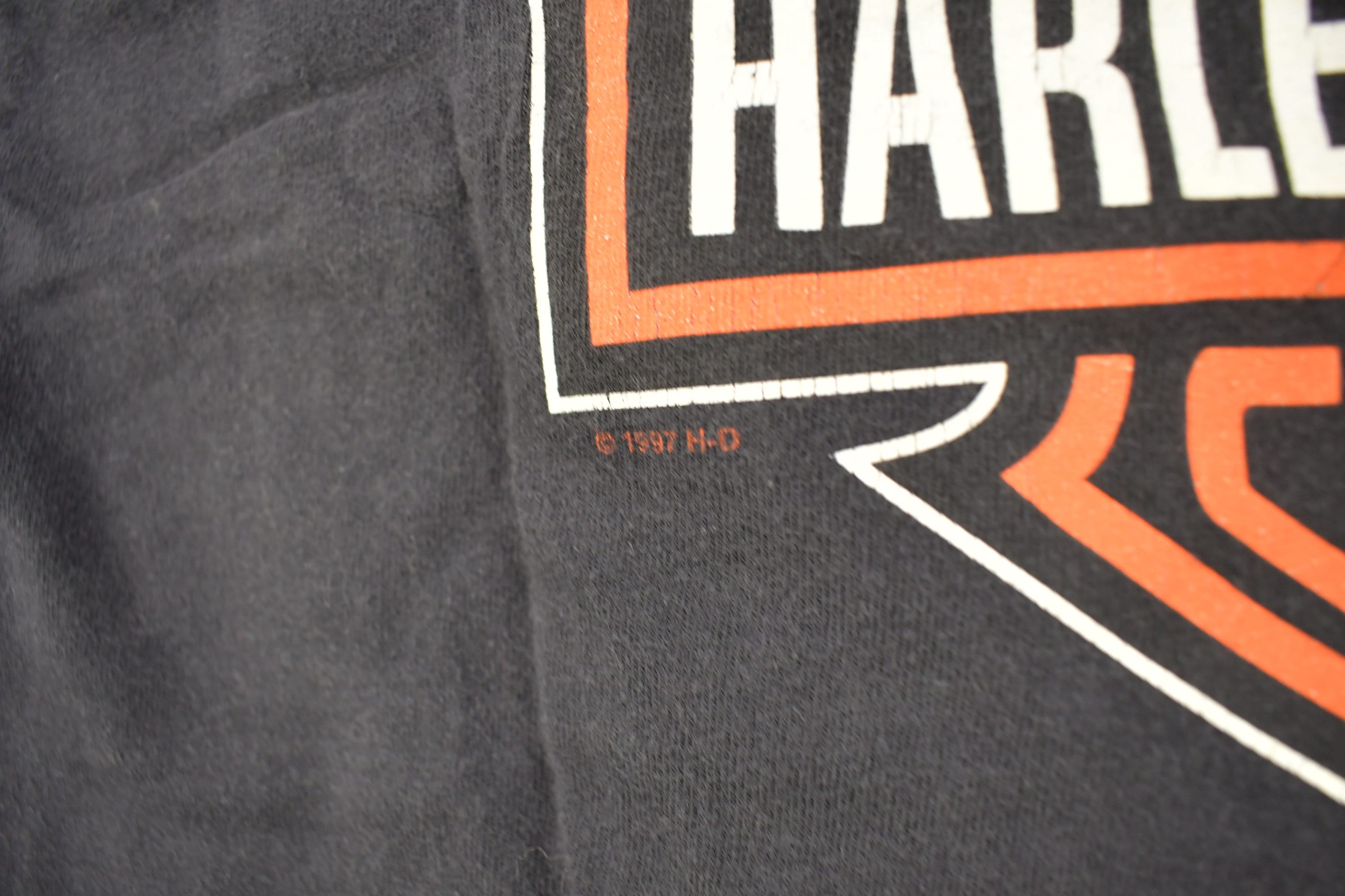 Vintage 1997 Davie's Harley Davidson Richmond Hill Ontario Canada T-Shirt