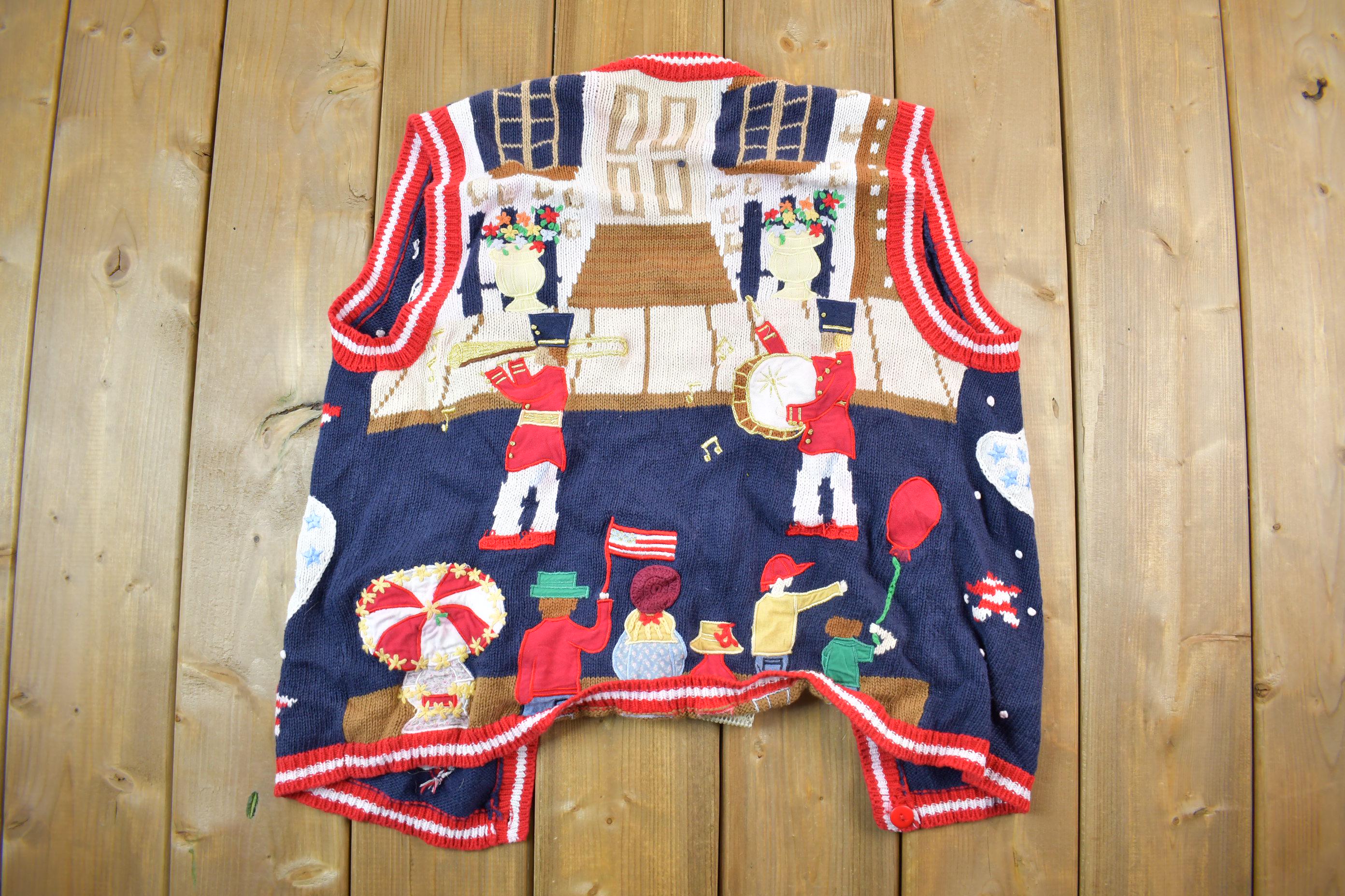 Vintage 1990s Knit 3 Button Sweater