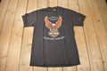 Vintage 1990s Harley Davidson Motorcycles Hempstead New York Single Stitch Graphic T-Shirt Made In USA