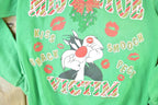 Vintage 1990s Looney Tunes Mistletoe Victim Crewneck Mens M