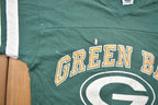 Vintage 1990s Logo 7 Green Bay Packers Graphic Shirt / Made In USA / Stained / Single Stitch / NFL / 90s Streetwear / Sportswear