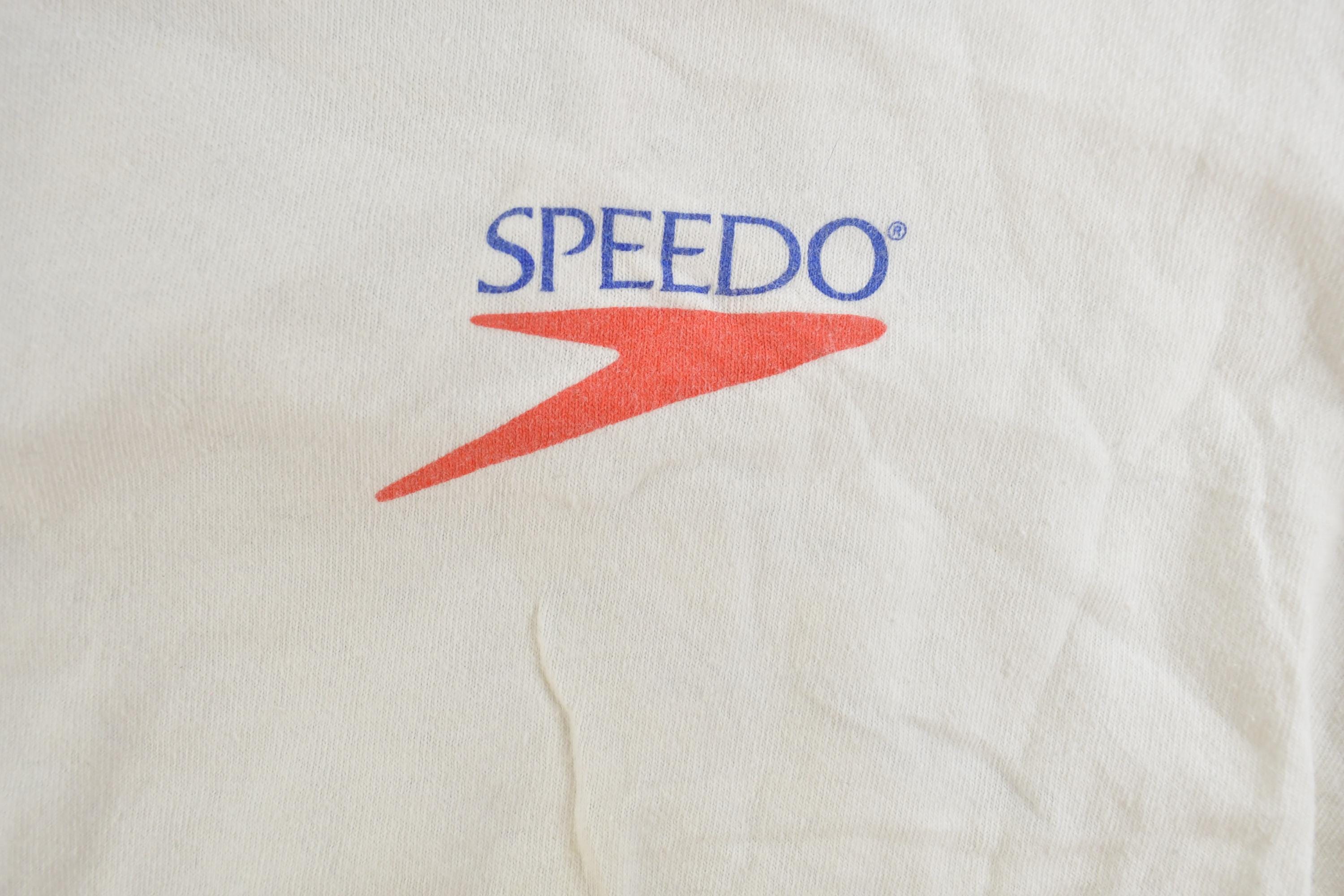 Vintage 1996 Speedo Big Kick Swimming Graphic T-Shirt