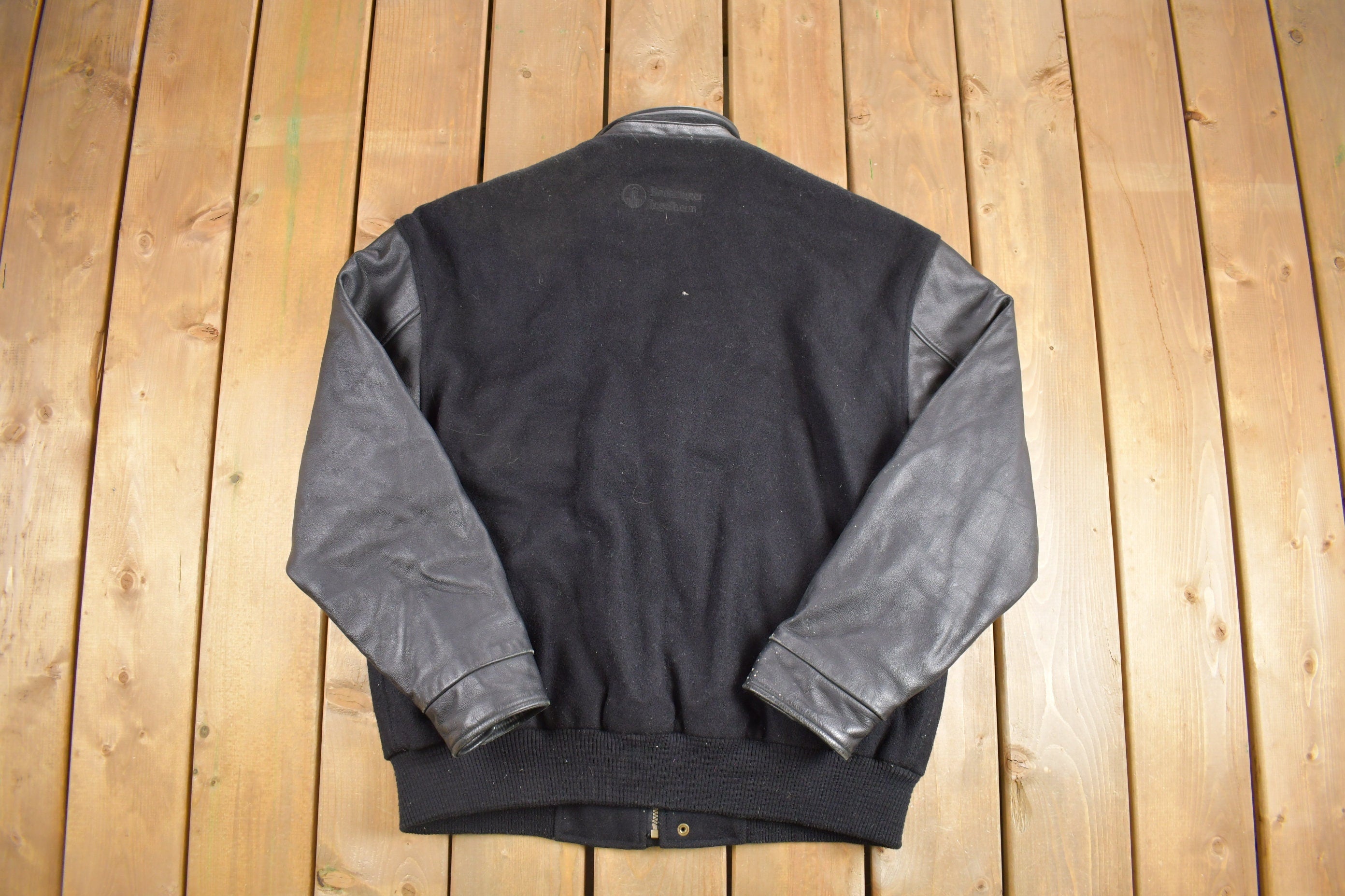 Vintage 1990's Leather Varsity Jacket