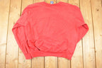 Vintage 1990s Champion Graphic Print Crewneck Sweatshirt Men's L