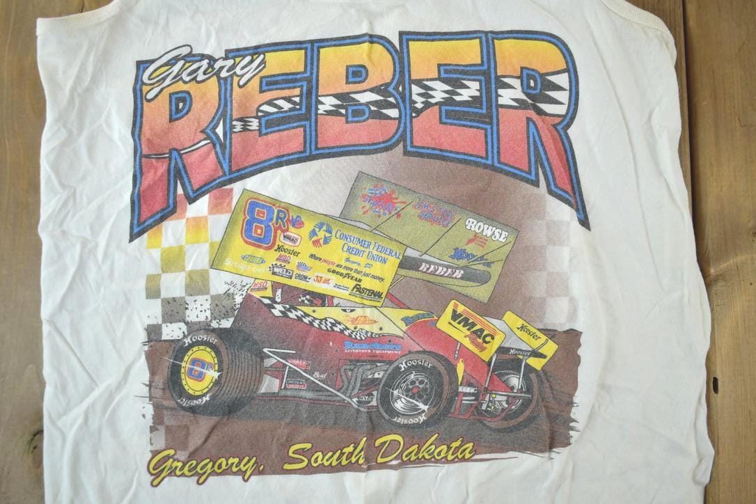 Vintage 1990s Gary Reber Racing Tank Top